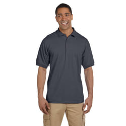 Gildan Mens Ultra Cotton Pique Polo Shirt (L) (Charcoal)
