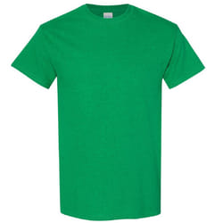 Gildan Mens Heavy Cotton Short Sleeve T-Shirt - XL, Antique Irish Green