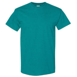 Gildan Mens Heavy Cotton Short Sleeve T-Shirt - L, Antique Jade Dome