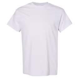 Gildan Mens Heavy Cotton Short Sleeve T-Shirt - L, Ash Grey