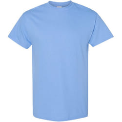 Gildan Mens Heavy Cotton Short Sleeve T-Shirt - S, Carolina Blue