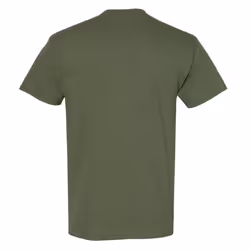 Gildan Mens Heavy Cotton Short Sleeve T-Shirt - M, Dark Chocolate
