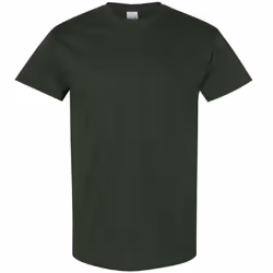 Gildan Mens Heavy Cotton Short Sleeve T-Shirt - 2XL, Forest Green