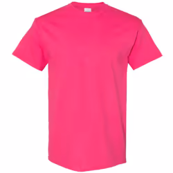 Gildan Mens Heavy Cotton Short Sleeve T-Shirt - XL, Heliconia