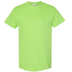 Gildan Mens Heavy Cotton Short Sleeve T-Shirt - L, Lime