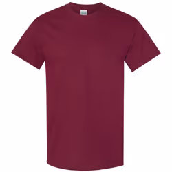 Gildan Mens Heavy Cotton Short Sleeve T-Shirt - XL, Maroon