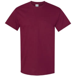 Gildan Mens Heavy Cotton Short Sleeve T-Shirt - XL, Maroon