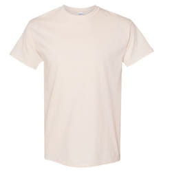 Gildan Mens Heavy Cotton Short Sleeve T-Shirt - M, Natural