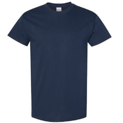 Gildan Mens Heavy Cotton Short Sleeve T-Shirt - XL, Navy