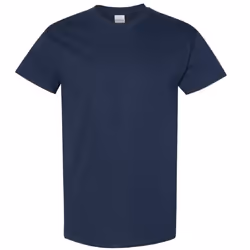 Gildan Mens Heavy Cotton Short Sleeve T-Shirt - 3XL, Navy