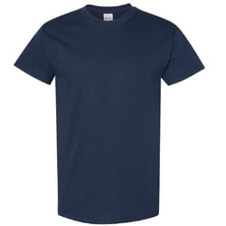 Gildan Mens Heavy Cotton Short Sleeve T-Shirt - 3XL, Navy
