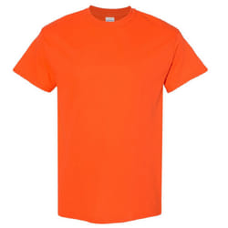Gildan Mens Heavy Cotton Short Sleeve T-Shirt - M, Orange
