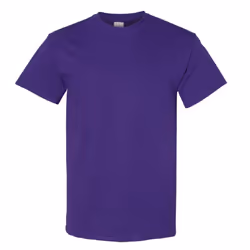 Gildan Mens Heavy Cotton Short Sleeve T-Shirt - XL, Purple