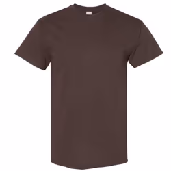 Gildan Mens Heavy Cotton Short Sleeve T-Shirt - XL, Sand