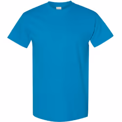 Gildan Mens Heavy Cotton Short Sleeve T-Shirt - 2XL, Sapphire