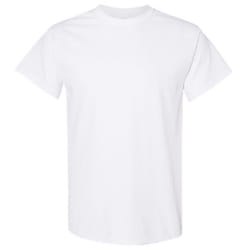 Gildan Mens Heavy Cotton Short Sleeve T-Shirt - 3XL, White