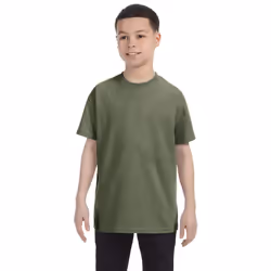 Gildan Youth Unisex Heavy Cotton T-Shirt - XL, Charcoal