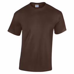 Gildan Youth Unisex Heavy Cotton T-Shirt - XL, Dark Chocolate