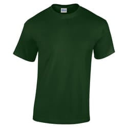 Gildan Youth Unisex Heavy Cotton T-Shirt - XS, Forest Green