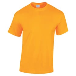 Gildan Youth Unisex Heavy Cotton T-Shirt - XS, Gold