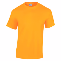Gildan Youth Unisex Heavy Cotton T-Shirt - XL, Gold