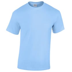 Gildan Youth Unisex Heavy Cotton T-Shirt - XS, Light Blue