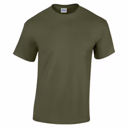 Gildan Youth Unisex Heavy Cotton T-Shirt - XS, Military Green