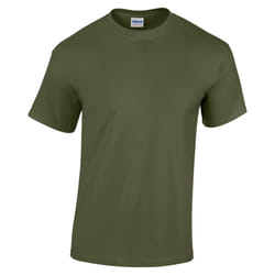 Gildan Youth Unisex Heavy Cotton T-Shirt - XS, Military Green