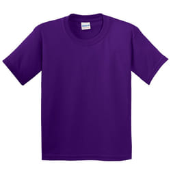 Gildan Youth Unisex Heavy Cotton T-Shirt - XS, Purple