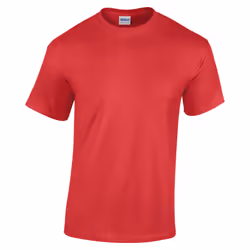 Gildan Youth Unisex Heavy Cotton T-Shirt - XS, Red
