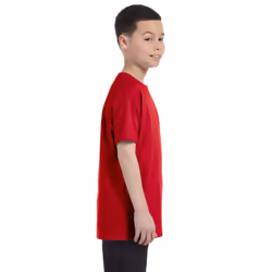 Gildan Youth Unisex Heavy Cotton T-Shirt - L, Red