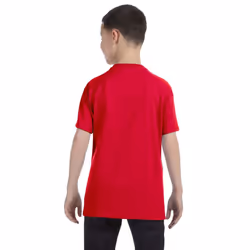 Gildan Youth Unisex Heavy Cotton T-Shirt - XL, Red