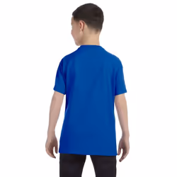 Gildan Youth Unisex Heavy Cotton T-Shirt - S, Royal