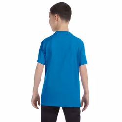 Gildan Youth Unisex Heavy Cotton T-Shirt - M, Saphire