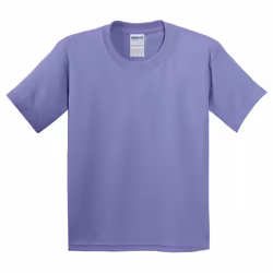 Gildan Youth Unisex Heavy Cotton T-Shirt - XS, Violet