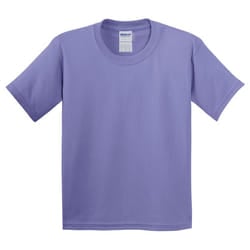 Gildan Youth Unisex Heavy Cotton T-Shirt - XS, Violet