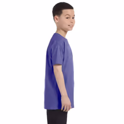 Gildan Youth Unisex Heavy Cotton T-Shirt - XS, Violet