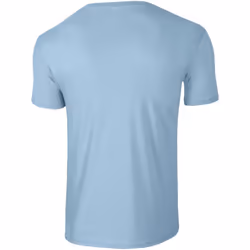 Gildan Mens Short Sleeve Soft-Style T-Shirt - M, Light Blue