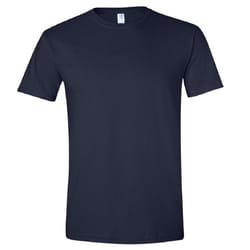 Gildan Mens Short Sleeve Soft-Style T-Shirt - L, Navy