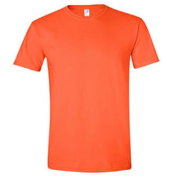 Gildan Mens Short Sleeve Soft-Style T-Shirt - XL, Orange