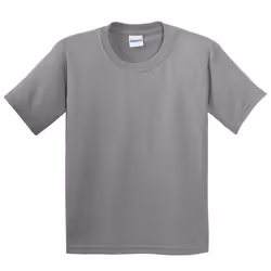 Gildan Childrens Unisex Soft Style T-Shirt - XS, Charcoal