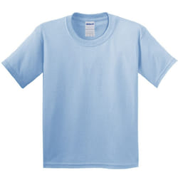 Gildan Childrens Unisex Soft Style T-Shirt - XS, Light Blue