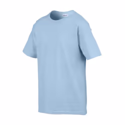 Gildan Childrens Unisex Soft Style T-Shirt - XS, Light Blue