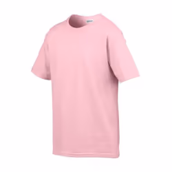 Gildan Childrens Unisex Soft Style T-Shirt - L, Light Pink