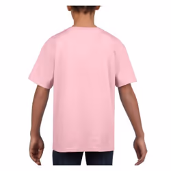 Gildan Childrens Unisex Soft Style T-Shirt - L, Light Pink