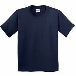 Gildan Childrens Unisex Soft Style T-Shirt - XS, Navy