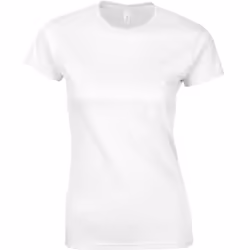Gildan Ladies Soft Style Short Sleeve T-Shirt - S, White