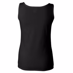 Gildan Ladies Soft Style Tank Top Vest - XL, Black