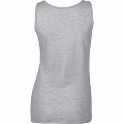 ) Gildan Ladies Soft Style Tank Top Vest - L, Sport Grey (RS