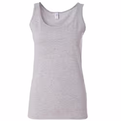 ) Gildan Ladies Soft Style Tank Top Vest - 2XL, Sport Grey (RS